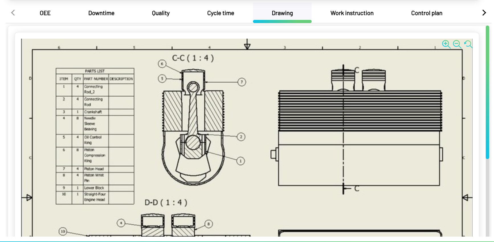 Part Level Drawings